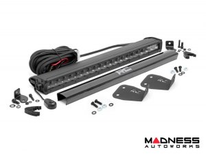 Ford Bronco Sport Front Bumper Light Bar Mount w/ 20" Single Row Black Series LED